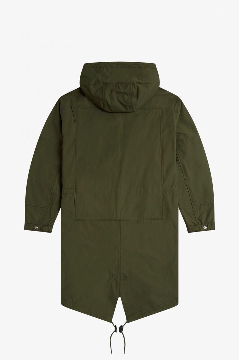 Green Fred Perry Shell Parka Men's Jackets | PH 1239NWYB